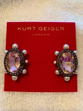 KURT GEIGER PIERCED EARRINGS